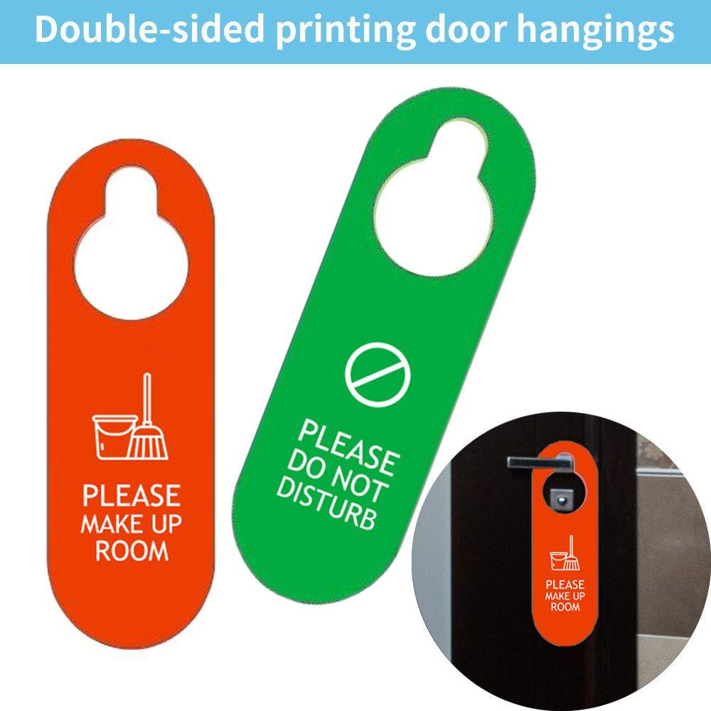 Hotel Bulletin Board Do Not Disturb Signs Door Knobs Hanger Pendant Door Hanger Tags Cleaning Label