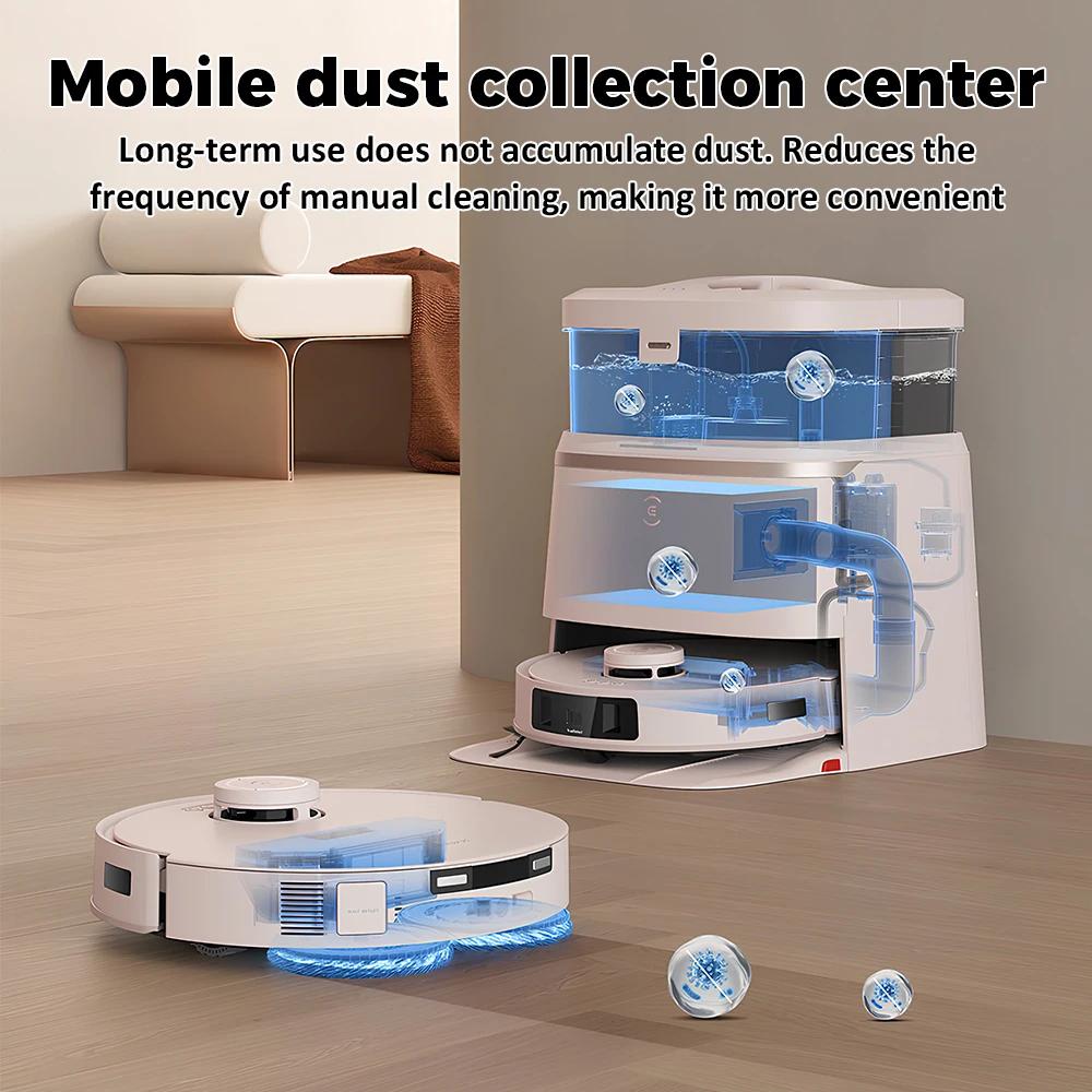 Dust Box Filter Part For Ecovacs Deebot T30 OMNI T30 Pro T30 Pro Omni T30 MAX Robot Vacuum Cleaner Trash Dust Box Accessories