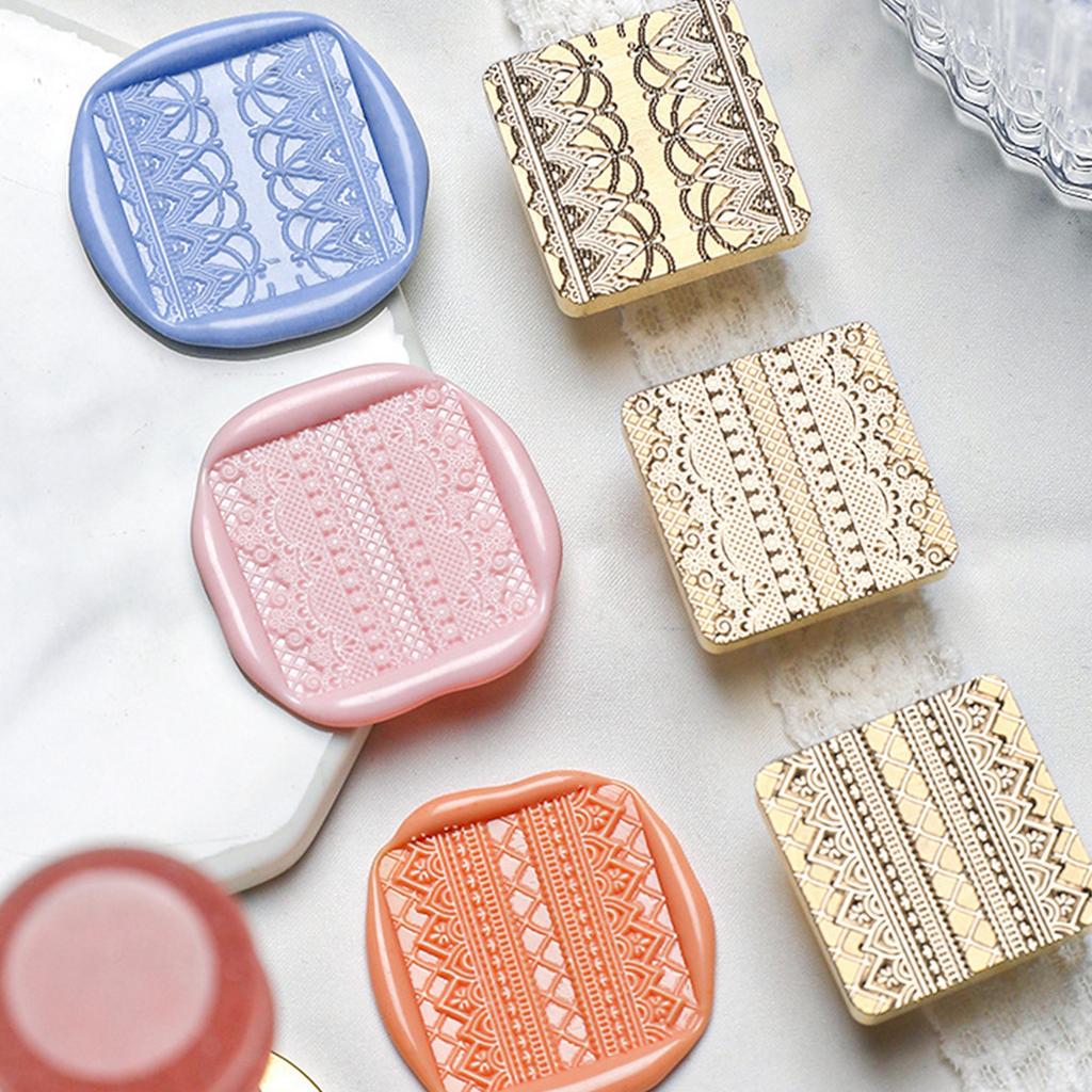 Lace Series Wax Stamp DIY Handicraft Practical Tool Artifact Supplies for Children Adult DIY Crafts Household Supplies