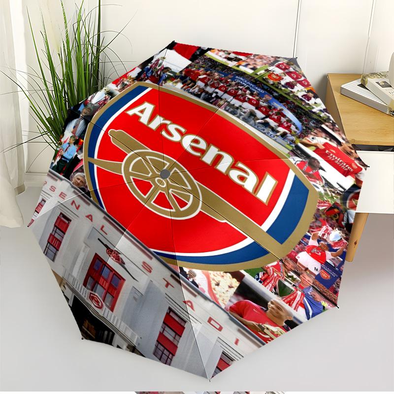 football team.C Print Automatic Open Close Umbrella, Portable Foldable Umbrella, for Outdoor Commute Camping Trip, Ideal Birthday Gift