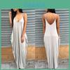 Plus Size Women's Boho Long Maxi Dress For Elegant Beach Holiday Parties