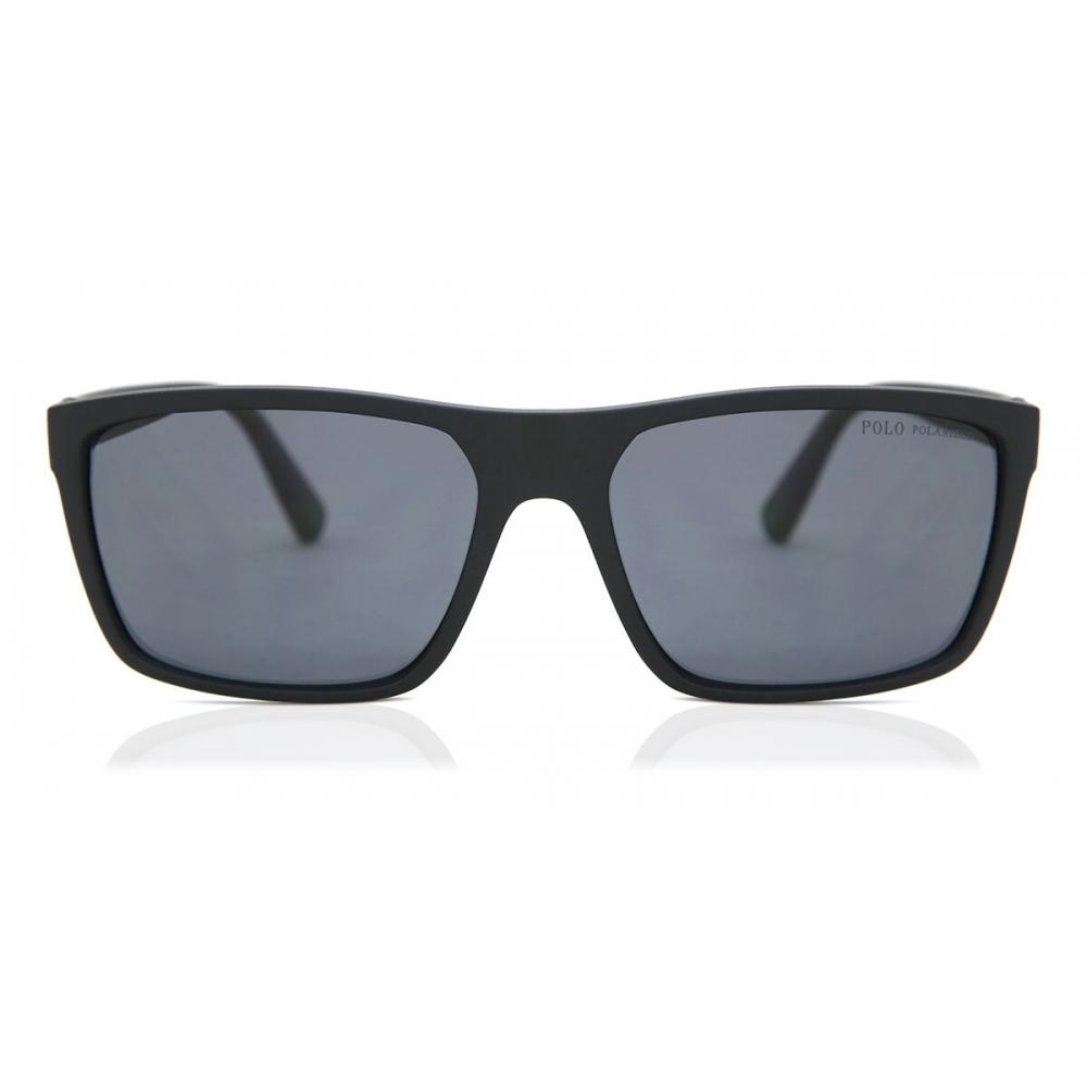 

Солнцезащитные очки мужские Polo Ralph Lauren Поляризационные 528481 Matte Black/59-17-145