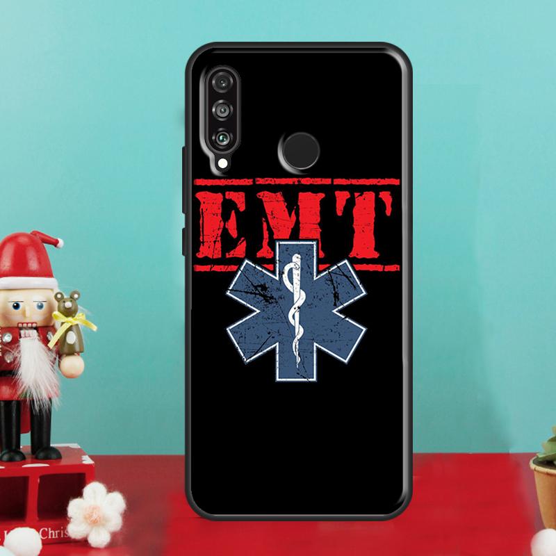 EMT EMS Medical Rescue For Huawei Nova Y70 Y90 Y60 Y72 Y73 Y61 Y91 9 10 SE 12i 12s 11i 8i P30 P40 Lite P60 Pro Case