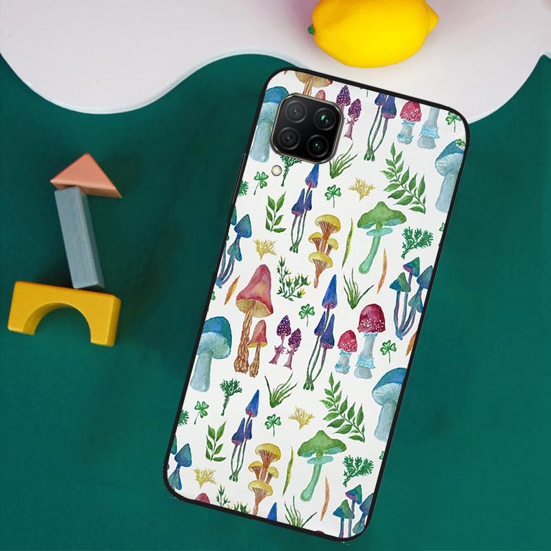 Trippy Mushroom For Huawei Nova 11i 12s 12i 8i 7i Y73 Y70 Y90 Y60 Y72 Y61 Y91 9 10 SE P30 Pro P40 Lite Case