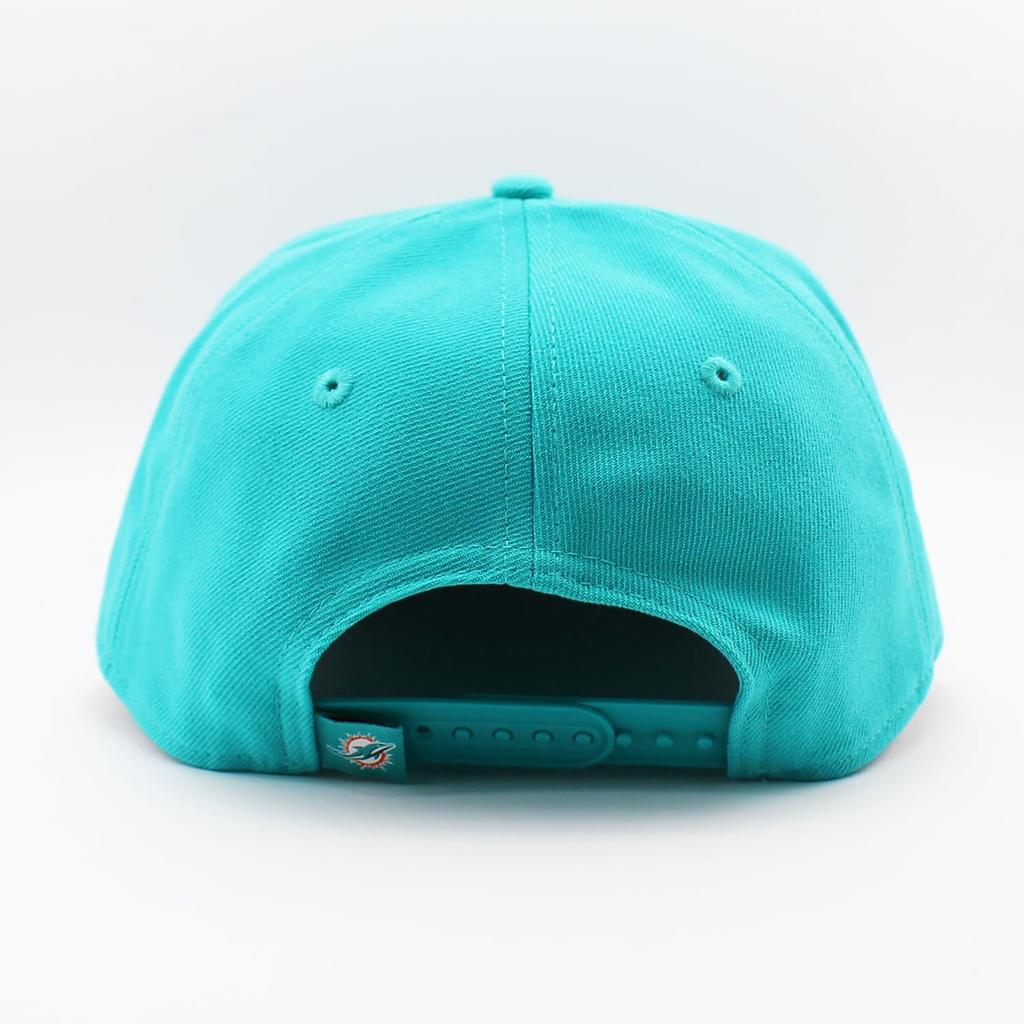Kšiltovka 9SEVENTY Stretch Snapback Miami Dolphins NFL STRETCH SNAPBACK CAP AQUA MIAMI DOLPHINS Klobouk pro americký fotbal 970 [New Era] [Použitý]
