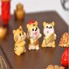 Animal Cute Statues Resin Tiger Micro Landscape Gardening DIY Accessories Little Tiger Sculpture Desktop Decoration
