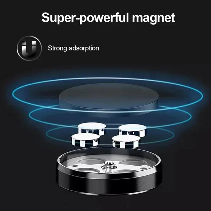 Magnetic Car Phone Holder Suitable for Apple Xiaomi Huawei Mobile Phone Holder Dashboard Wall Mounted Car Magnet Sticker