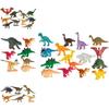 Dinosaur Static Figures Pack With Durable Plastic Material For Gift And Play