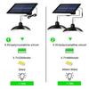 3 Lighting Modes Solar Led Pendant Light Solar Powered Lamp with Remote Control Waterproof Outdoor Camping Garden Hanging Light