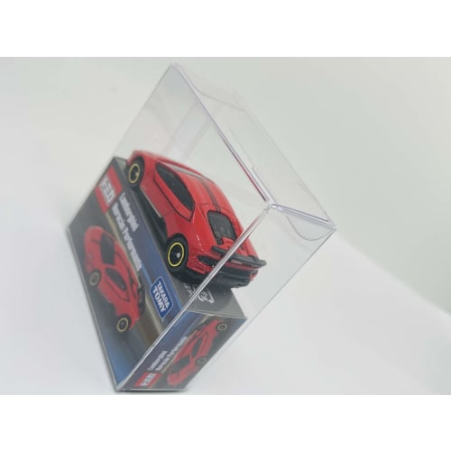 Two-Tier Tomica Standard Size Clear Case, Holds 2 Items, Compatible with 50th Anniversary Collection, Display Case for Miniature Cars (15 Cases) AS-CK