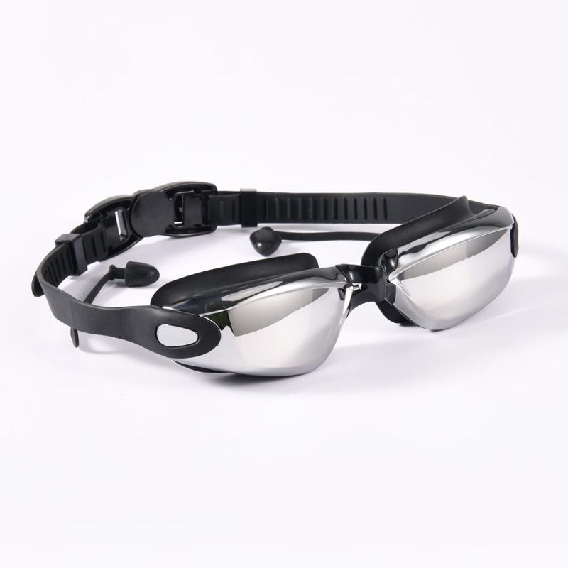 High-Definition Swim Goggles with Integrated Earplugs