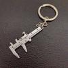 Vernier Caliper Car Keychain Ruler 0-4cm Vernier Caliper Keychain Measuring Gauge Keyring Key Chain