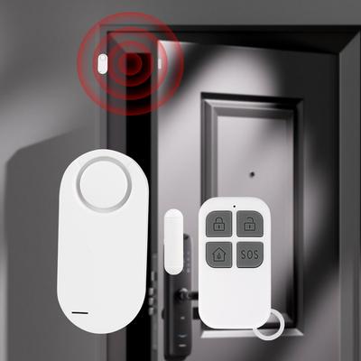 Host Burglar Security Alarm System Door Window Entry Alarm Door Sensor Alarm Home Protection Kit Wireless Remote Control 130DB