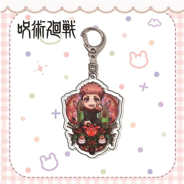 Jujutsu Kaisen Gojo Satoru Itadori Acrylic Keychain 55mm Anime Cosplay Accessory