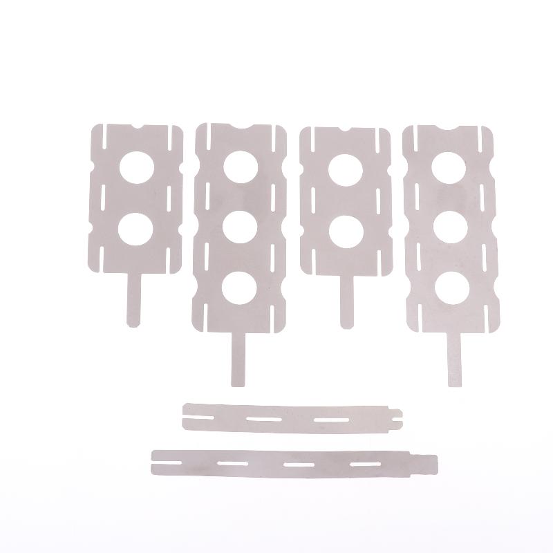 30 Pcs 18650 Lithium Battery Nickel Sheet 5Set Polygonal Battery Nickel Sheet For Spot Welding Machine Batteries Connection Sheet