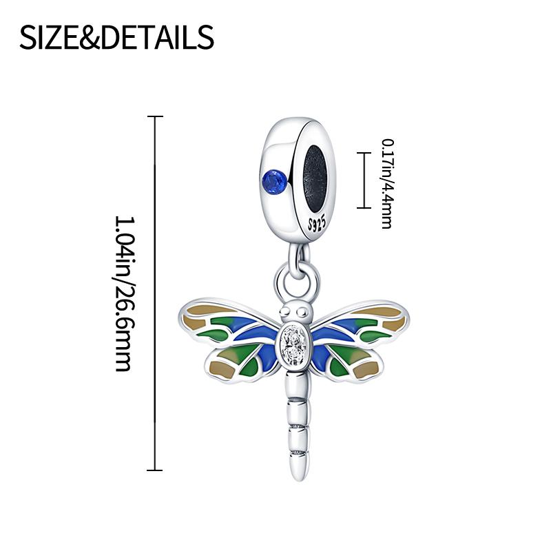 Charm Bead Charms Copper Dragonfly Pendant Bead Charms Compatible With Charm Bead Charms Plata Authentic Bracelets Bead Charms Women Jewellery Makin