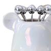 Fruit Fork Storage Jar Cute Animal Shape Ceramic Fork Holder Jar with 6 Stainless Steel Fruit Fork for Home Kitchen