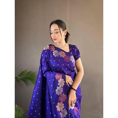 This Beautiful Saree Is Elegantly Decorated with Gorgeous Solid Jacquard Weave That Gives a Perfect Look To the Outfit.