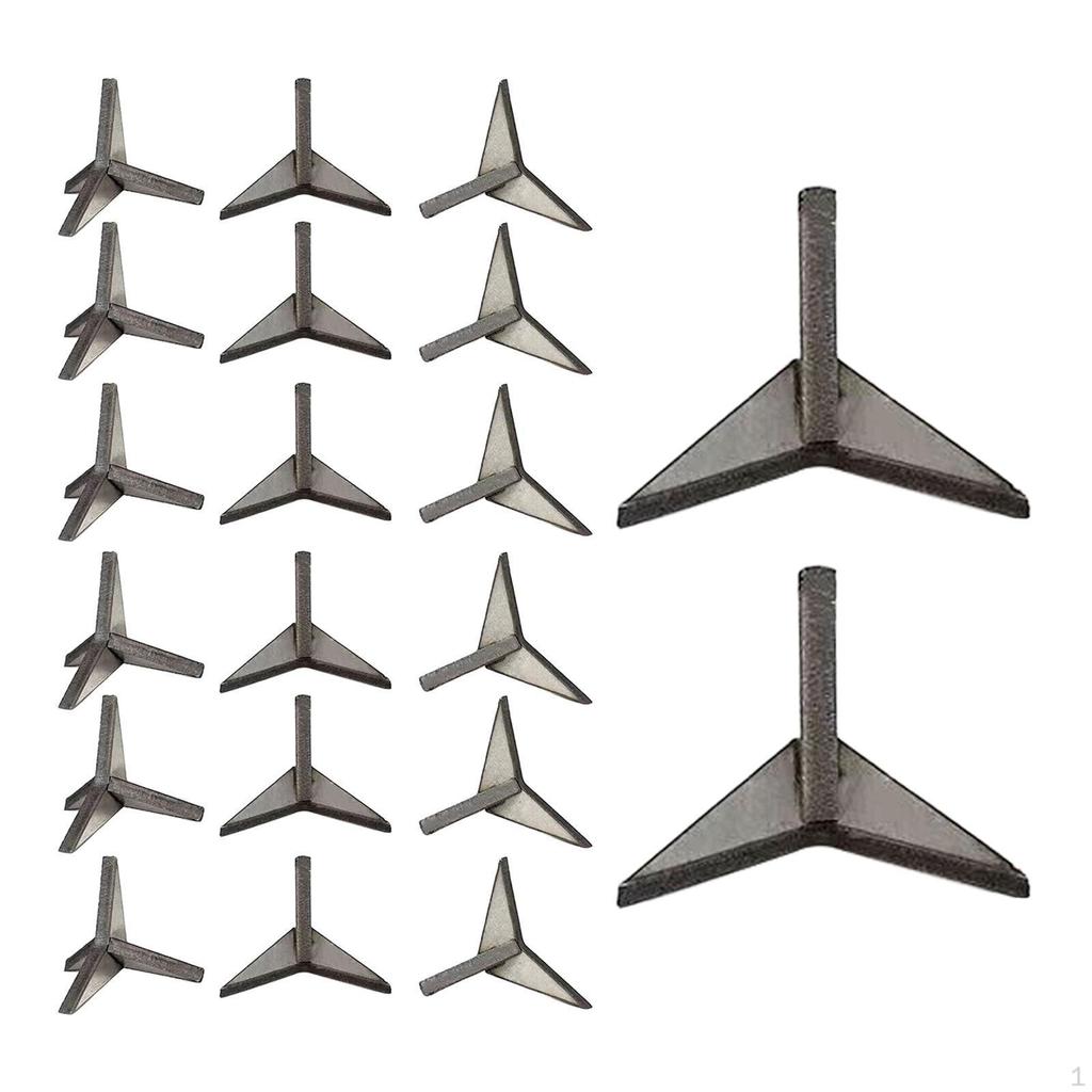 20 stk Trekant Negl Pagode Beskyttelse Bildekk Tilbehør Jordspiker for