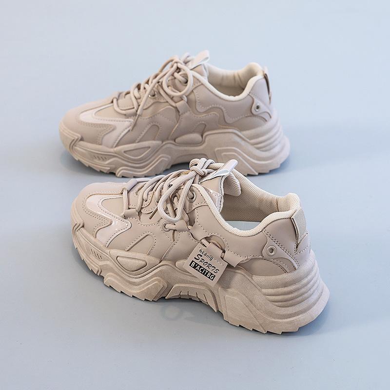 

[Customized] K-9 Dad Shoes Women s Popular Versatile Korean Version Sneakers Women s Spring Student White Shoes Running Shoes 40