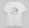 Women's Plus Size Classic T-Shirt Playful Hedgehog With Blushing Cheeks Tee USA