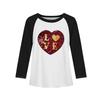 Girls Long Sleeve Love Valentine's Day T Shirts Kids Fall Tops Crewneck Basic Tees 5-14Y