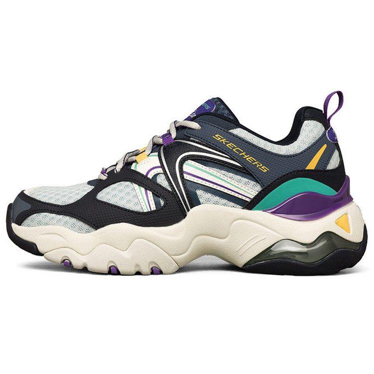 Skechers D'Lites Low Top Daddy Shoes Blue/Purple Women's 149261-NVPR