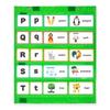 Educational Wall Organiser With Clear Pockets Boosts Interactive Learning & Engagement. Home School Learning Station