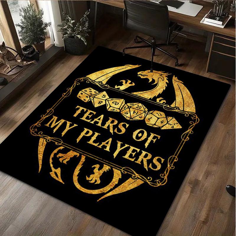 1Pc Dungeons Dragons Rug - home decoration Carpet For Living Room Bedroom Flooring Computer Chair Area Rug