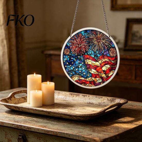 High Transparency Acrylic Art Puzzle Suncatcher, Artistic Window Hanging Ornament, 7.48 Inch Sun Suncatcher Pendant for Enthusiasts Catcher