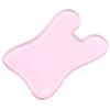 Pink Facial Scraping Board for Face Eye Concave Crystal Scraping Board Eliminates Dark Circles Improves Microcirculation