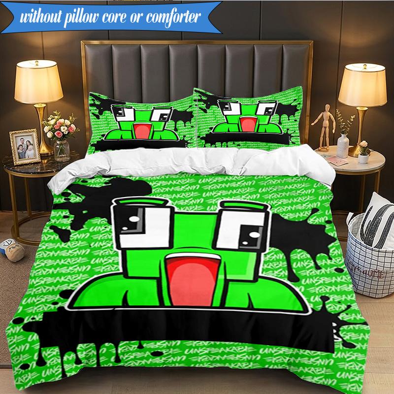 Space Un-speakable Adventure 3pcs K-pop Music Group Bedding set,Ideal for Bedroom, Dormitory,Including Duvet Cover And 2pcs Pillowcases,Fan Gifts