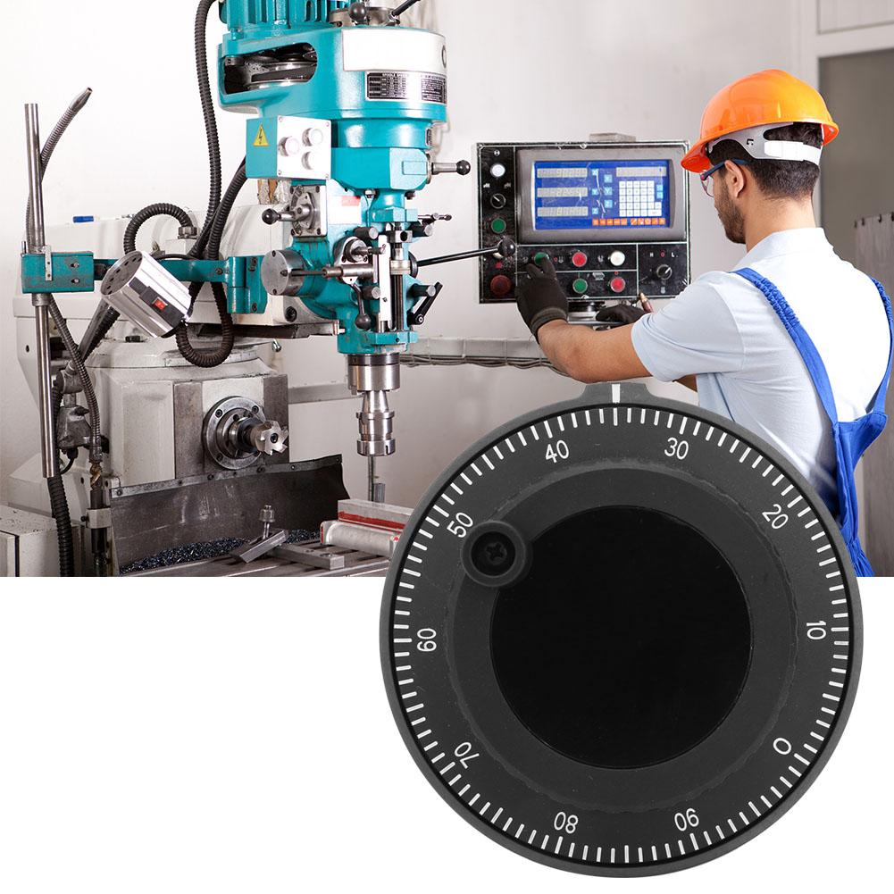 5V 80mm 6Pin Plastic CNC Pulser Handwheel 100PPR Manual Pulse Generator Rotary Encoder