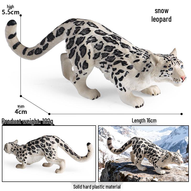 Polar Wildlife Animal Model Toy Set: Polar Bear & Penguin