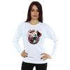 DC Comics Womens/Ladies Harley Quinn Joker Patch Sweatshirt