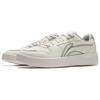 Li Ning Sycee Antidérapant Amorti Résistant à l'abrasion Bas Skateboard Chaussures Homme Blanc Gris AGCU515-1