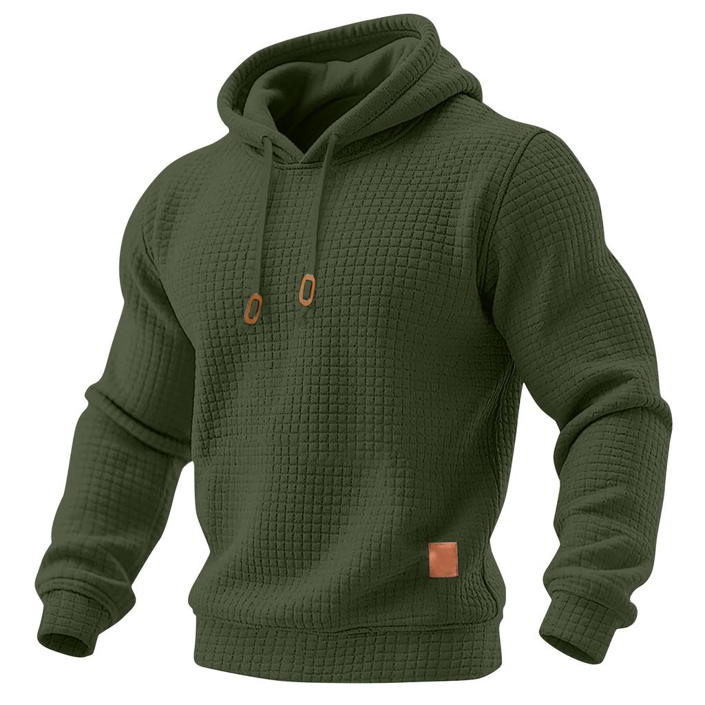 Men's Solid Color Sweatshirt Hoodie Men's Sports Large Size Casual Sweatshirt