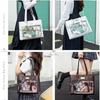 Damen Mode Schleife Ita Tasche Modische Tragetasche Süßes Mädchen Transparente Umhängetasche Lolita Umhängetasche DIY Display Abzeichen Handtaschen