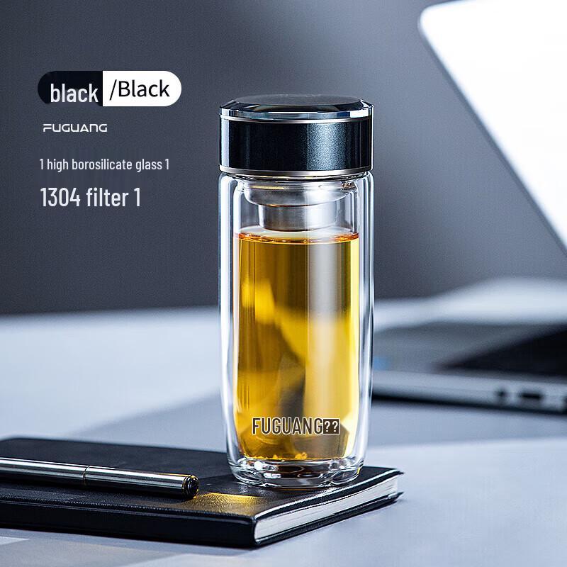 FUGUANG Artisan Double-Layer Glass Cup