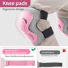 Child Protective Equipment Helmet Elbow Knee Pads for Girls Aged 3 4 5 6 7 8 9 10 11 12 Year Boy Suitable for Roller Skating and Skiing