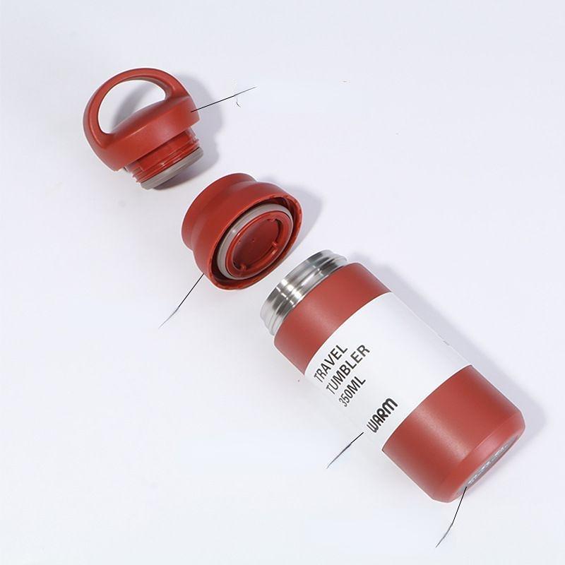 Intelligence Thermos Cup 450ml Vacuum Flasks Portable Stainless Steel Thermos Cup Water Bottle Travel Tea Mug Office Thermos Cup