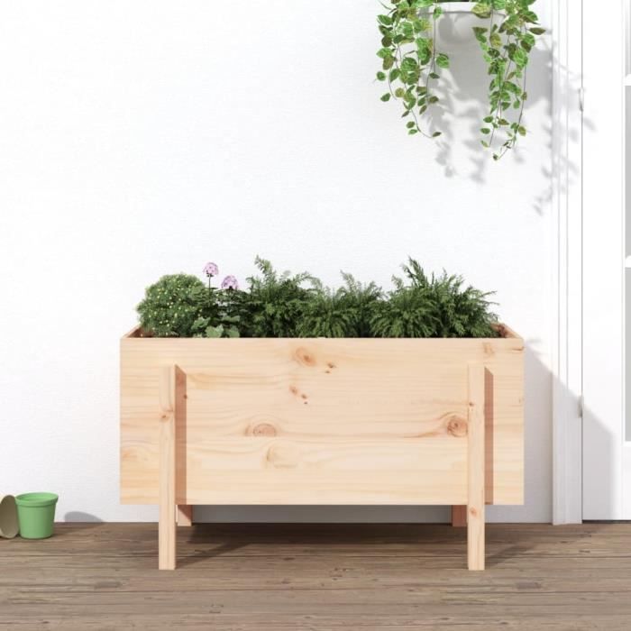 VidaXL Lit surélevé de jardin 101x50x57 cm bois de pin massif 825212