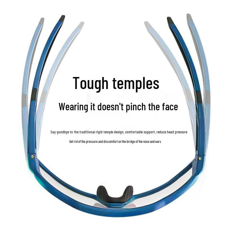 Day & Night Cycling Glasses, UV Protection, Smart Color-Changing Polarized Sunglasses for Driving & Fishing