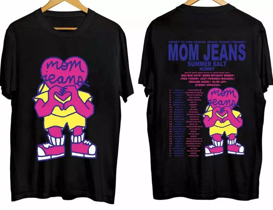 

Джинси Mom Band Бавовна Чорні Розмір S-5XL Сорочка Подарунок Для Фаната Унісекс NI344 Унісекс Футболка 5XL