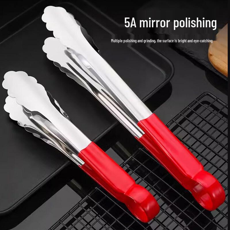 ZISIZ Stainless Steel Food Tongs
