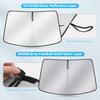 Windshield Sun Shade For Subaru Forester -2025 — Upgraded Nano Materials Front Window Shade Cover For Forester 2025 Accessories, Foldable