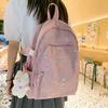 School Bag Women'S Style Graffiti School Bag Women'S Casual Versatile Junior High School Students Large-Capacity Backpack