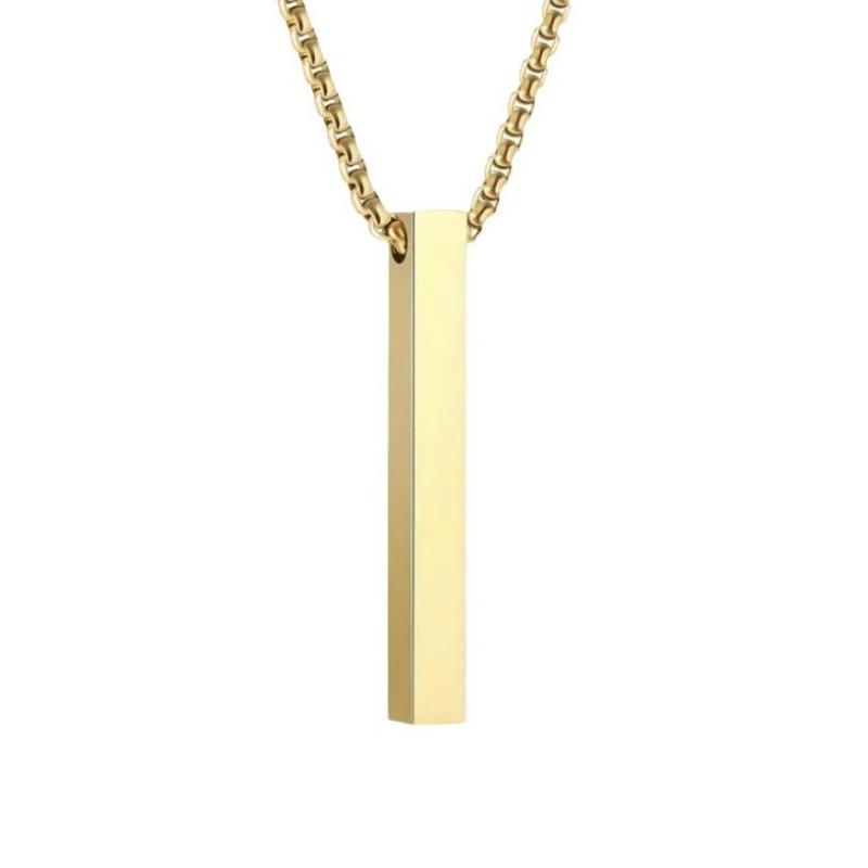 Simple Necklace, Cold Style, Versatile Hip-hop Geometric Pendant Long Necklace