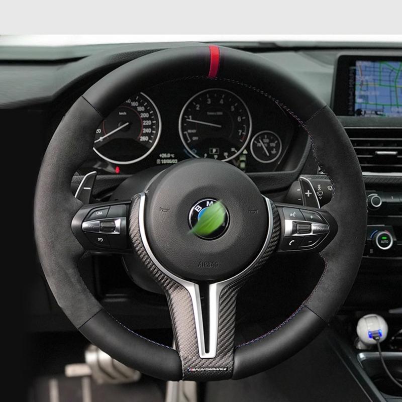 

Для BMW M Sport F06 F10 F15 F16 F20 F21 F25 F30 F32gt F80 F82 X1 X3 x5 Ручна робота Натуральна шкіра Обкладинка на кермо автомобіля