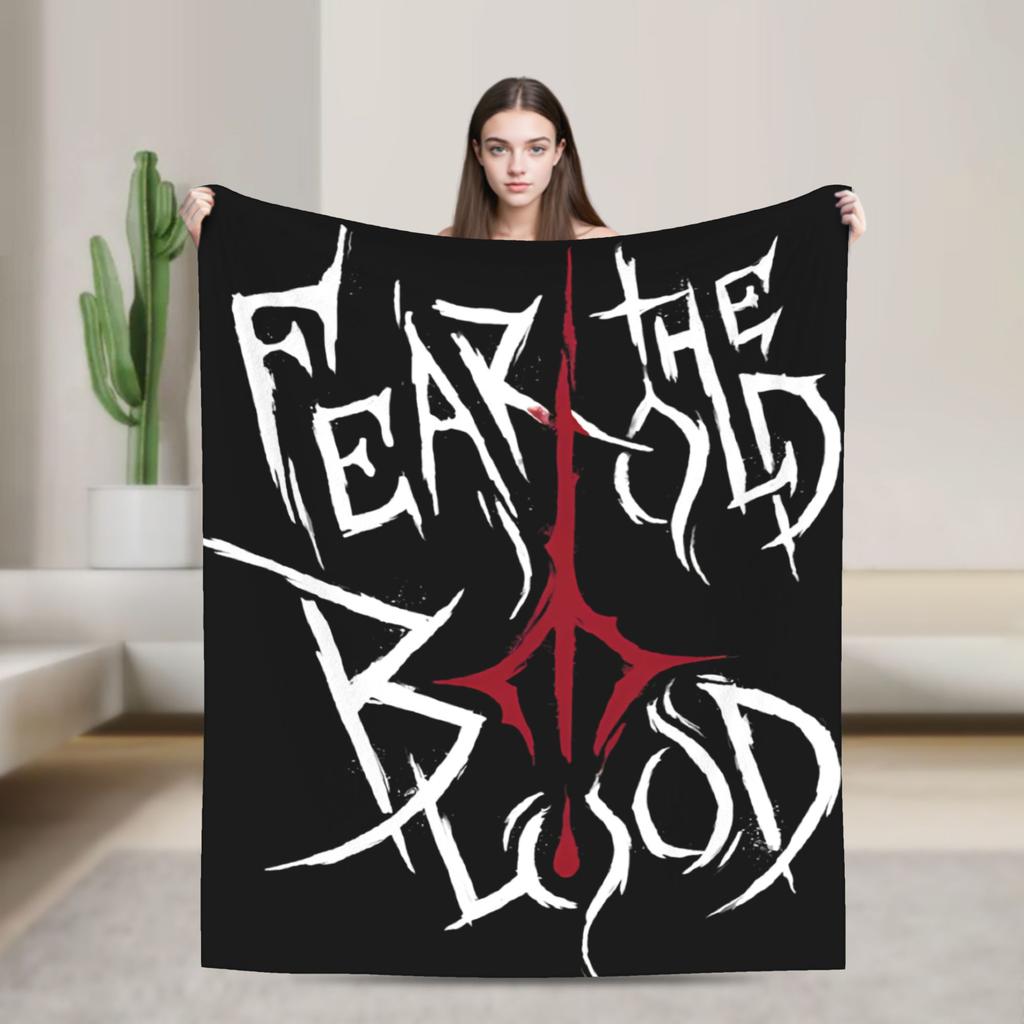 Bloodborne Dark Souls Decke Warm Weich Bedruckte Plüschdecke für Mädchen Jungen Sofa Stuhl Flanell Tagesdecke Bettbezug